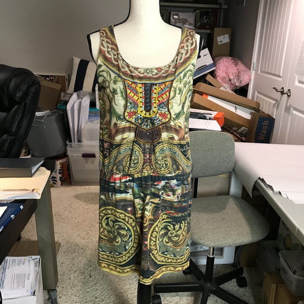 Women's vintage Desigual sleeveless shift dress Size L